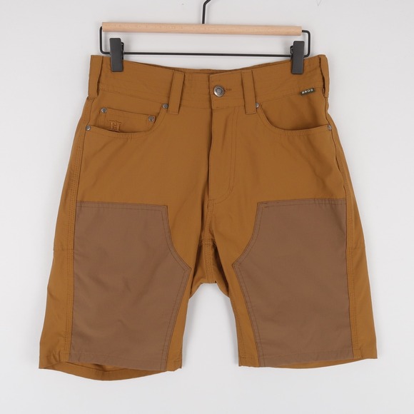 Howler Brothers Other - Howler Bros Watermans Work Shorts Mens 28 Brown Ripstop Stretch Nylon Outdoor